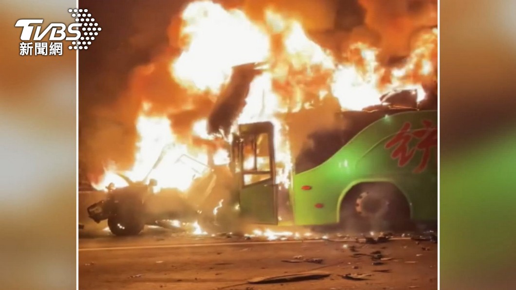 國道一號北上苗栗頭屋段，2023年1月發生一起酒駕釀成的2死9傷悲劇。（圖／TVBS）