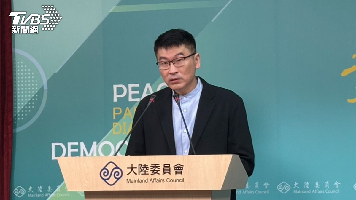 陸委會副主委梁文傑。（圖／TVBS）