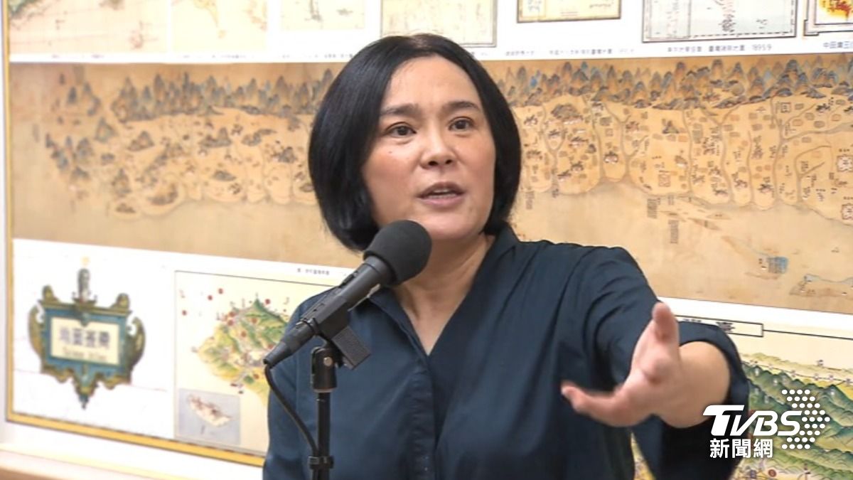 陳玉珍表示，核廢料最敏感的問題在於存放地點，「放在金門本島，居民一定不會接受，我自己也不支持。」（圖／TVBS）