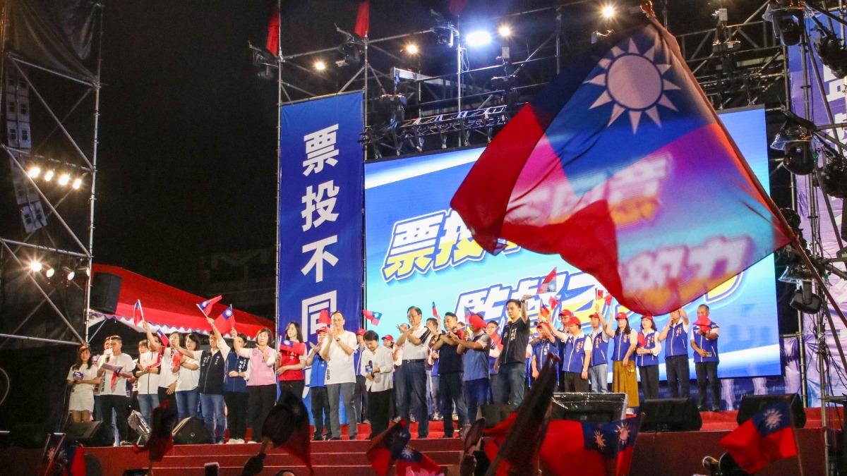 凌濤表示朱立倫落實黨務改革後，勝仗一場場取得。（圖／翻攝自朱立倫臉書）