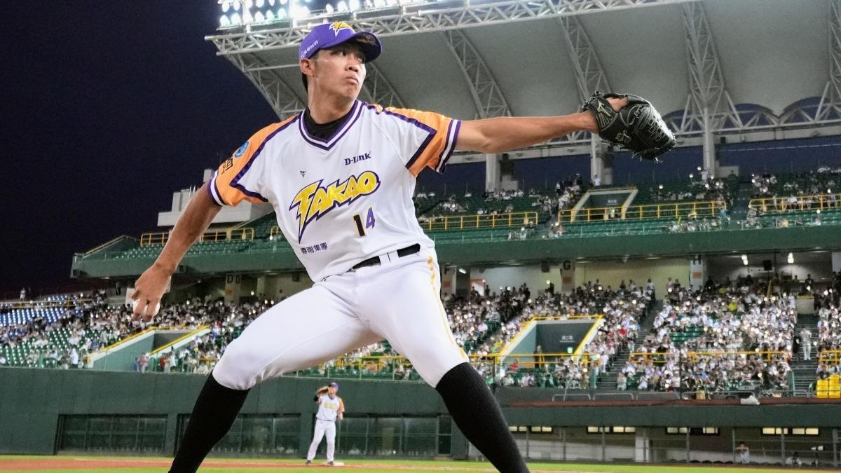 台鋼雄鷹終結者林詩翔。（圖／翻攝自台鋼雄鷹 TSG HAWKS臉書）